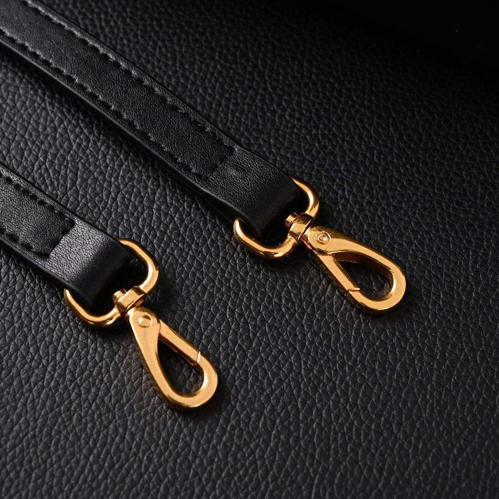 Miu Miu Leather Top Handle Satchel – Classic Black