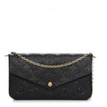 Louis Vuitton félicie pochette Black
